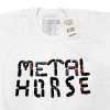 Camiseta Masculina Metal Horse Conexões - Branca