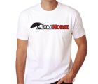Camiseta Branca Masculina Metal Horse