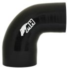 Mangote em Silicone Redutor Curva 90° graus 3-1/2" para 2-3/4" polegadas (89mm para 70mm) x 125mm