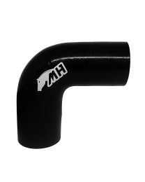Mangote em Silicone Redutor Curva 90° graus 2-1/2" para 2-1/4" polegadas (63mm para 57mm) x 125mm