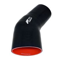 Mangote em Silicone Redutor Curva 45° graus 5" para 4" polegadas (127mm para 102mm) x 152mm