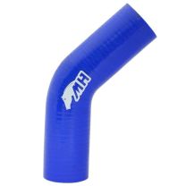 Mangote em Silicone Curva 45º graus 2" polegadas (51mm) x 125mm Azul