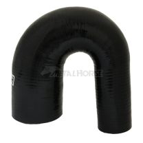Mangote em Silicone Redutor Tipo U Curva 180º graus 3" para 2" polegadas (76mm para 51mm)