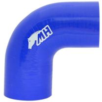 Mangote em Silicone Redutor Curva 90° graus 3" para 2-3/4" polegadas (76mm para 70mm) x 125mm Azul