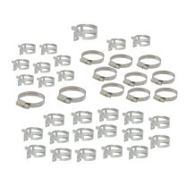 Jogo de Abraçadeiras para Kit Completo Mangueiras em Silicone do Sistema de Arrefecimento VW GTI MK7