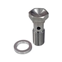 Parafuso Simples Longo 31mm para Banjo rosca M12*1.25 - Inox