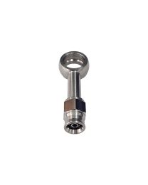 Conexão tipo Banjo 3AN / AN3 para Parafuso M12 - Furo 12.1mm Reta para Mangueira PTFE - Inox