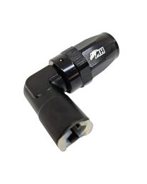 Conexão de Engate Rápido SAE 5/16" Curva 90° graus para Mangueira Aeroquip 8AN / AN8 - Preto