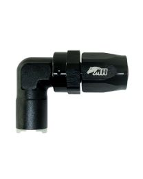 Conexão de Engate Rápido SAE 5/16" Curva 90° graus para Mangueira Aeroquip 8AN / AN8 - Preto