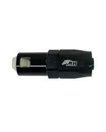 Conexão de Engate Rápido SAE 3/8" Reta para Mangueira Aeroquip 8AN / AN8 - Preto