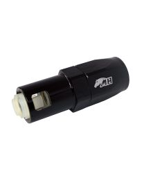 Conexão de Engate Rápido SAE 3/8" Reta para Mangueira Aeroquip 8AN / AN8 - Preto