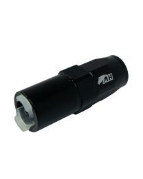 Conexão de Engate Rápido SAE 5/16" Reta para Mangueira Aeroquip 6AN / AN6 - Preto