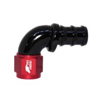 Conexão 3/4" / 10AN Curva 90° graus para Mangueira Comum - Original (Preta e Vermelha)