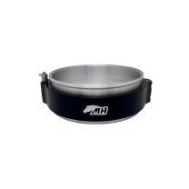 Conjunto de Abraçadeira e Flanges Flexível 5" (I.D 127mm) em Alumínio com Trava de Saque Rápido - Preto