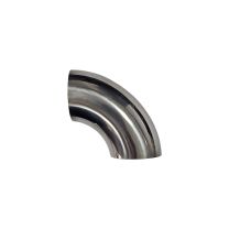Tubo Curto em Inox Curva 90º 1-1/2" Diâmetro Externo 38mm