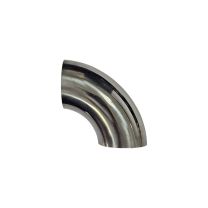 Tubo Curto em Inox Curva 90º 1-3/4" Diâmetro Externo 45mm