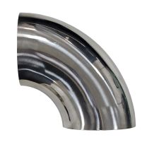 Tubo Curto em Inox Curva 90º 4" Diâmetro Externo 102mm