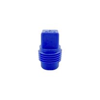 Tampão Plástico para Rosca Macho NPT 1/8 - Azul