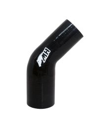 Mangote em Silicone Redutor Curva 45° graus 2-3/4" para 2-1/4" polegadas (70mm para 57mm) x 125mm