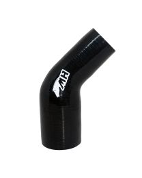Mangote em Silicone Redutor Curva 45° graus 3" para 2-1/4" polegadas (76mm para 57mm) x 125mm