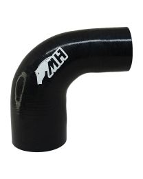 Mangote em Silicone Redutor Curva 90° graus 2-3/4" para 2" polegadas (70mm para 51mm) x 125mm