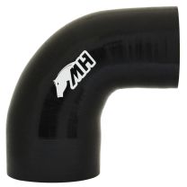 Mangote em Silicone Redutor Curva 90° graus 3-1/2" para 2-3/4" polegadas (89mm para 70mm) x 125mm