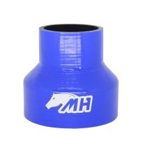 Mangote em Silicone Redutor Reto 4" para 2-1/2" polegadas (102mm par 63mm) x 100mm Azul