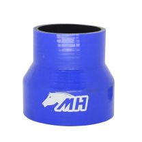 Mangote em Silicone Redutor Reto 4" para 3" polegadas (102mm para 76mm) x 100mm Azul