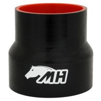 Mangote em Silicone Redutor Reto 4" para 3-1/2" polegadas (102mm para 89mm) x 100mm