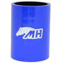 Mangote em Silicone Reto 2-1/2" polegadas (63mm) x 100mm Azul