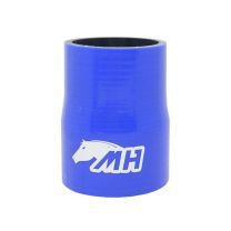 Mangote em Silicone Redutor Reto 3" para 2-1/4" polegadas (76mm para 57mm) Azul x 100mm