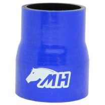 Mangote em Silicone Redutor Reto 3" para 2-1/2" polegadas (76mm para 63mm) x 100mm Azul