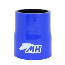 Mangote em Silicone Redutor Reto 3" para 2-3/4" polegadas (76mm para 70mm) x 100mm Azul
