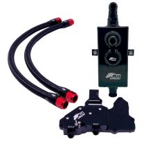 Kit Eliminador Válvula PCV com reservatório para VW / Audi EA888 Gen 3 - Preto e Vermelho