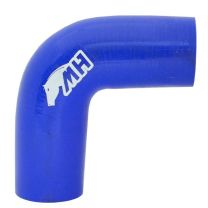 Mangote em Silicone Curva 90º graus 2" polegadas (51mm) x 120mm Azul