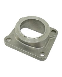 Flange Adaptador de Turbina com Pé T4 para V-Band em Inox
